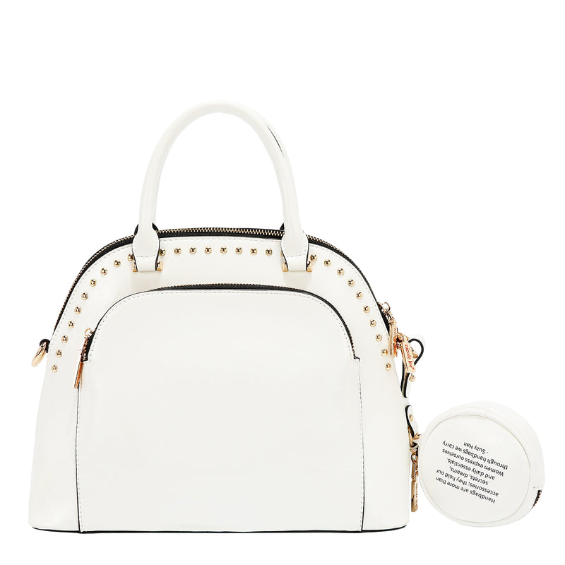 EMBOSSED LOGO DOME BAG