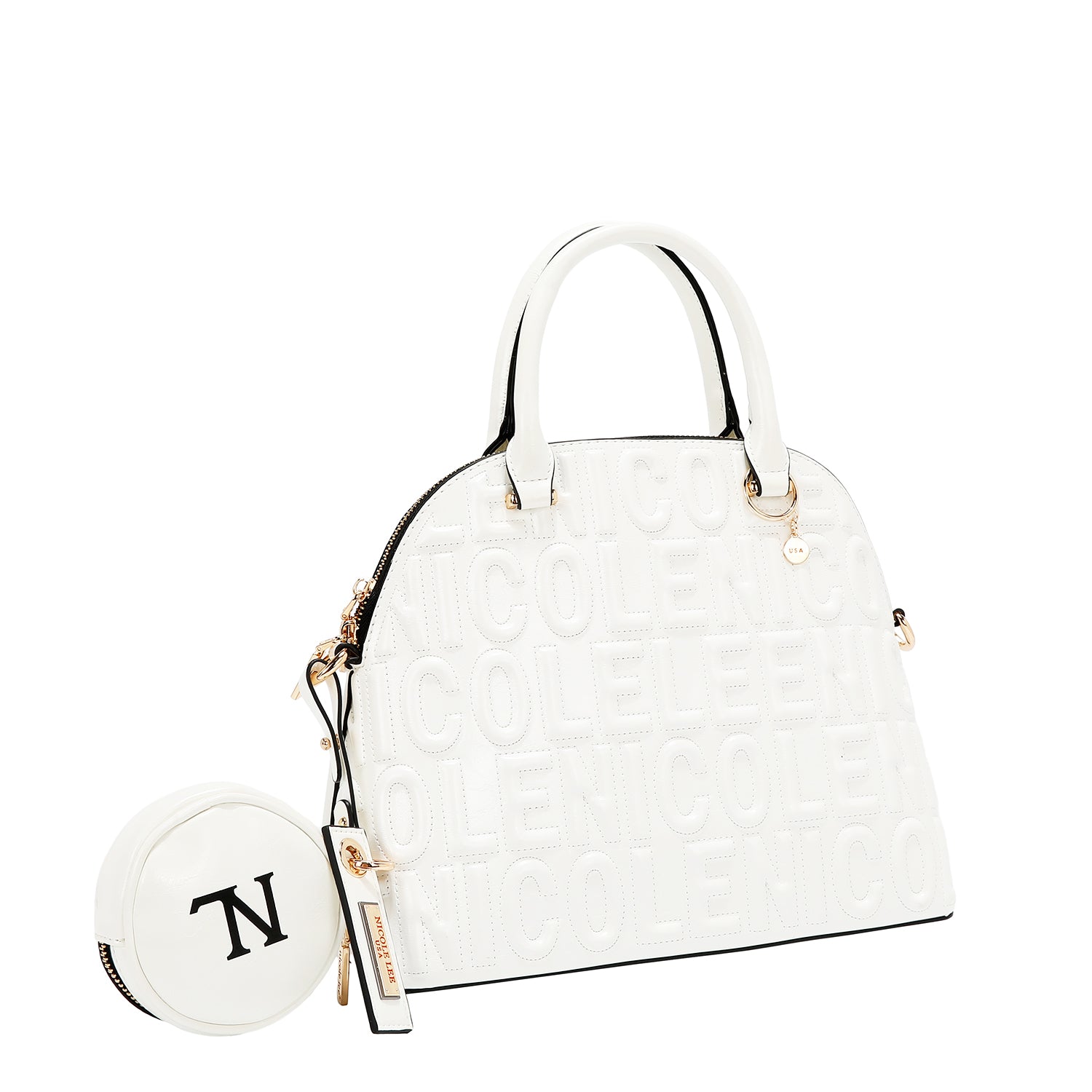 EMBOSSED LOGO DOME BAG