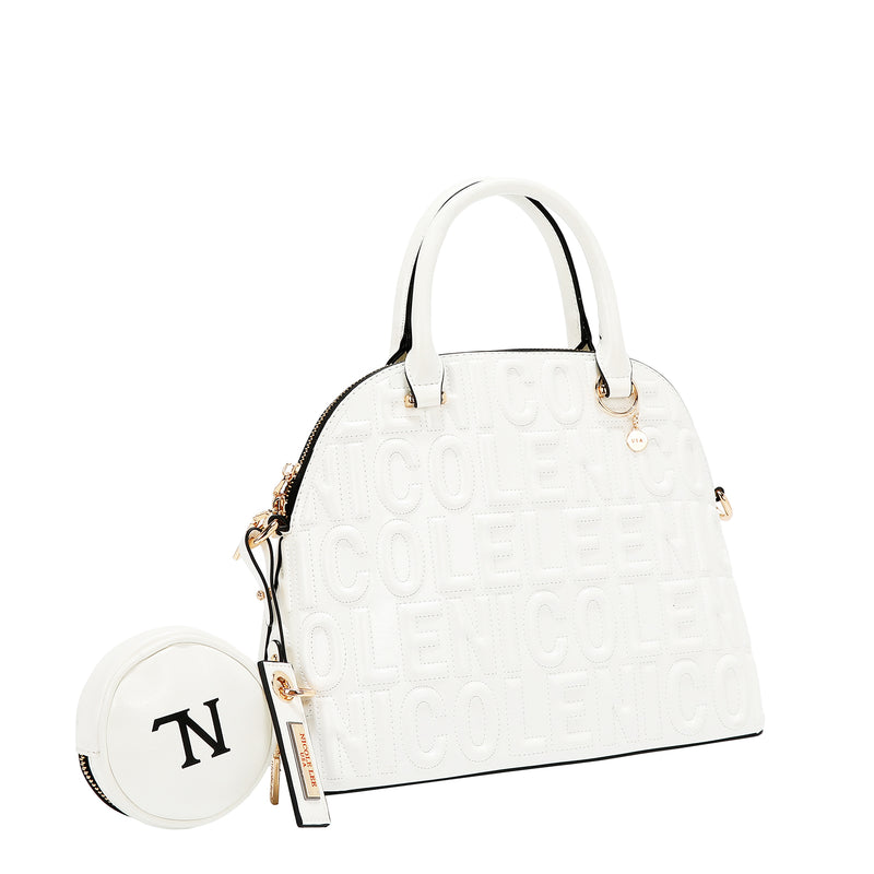 EMBOSSED LOGO DOME BAG