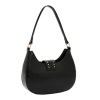 EMBOSSED LOGO SHOULDER BAG