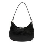 EMBOSSED LOGO SHOULDER BAG