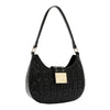EMBOSSED LOGO SHOULDER BAG