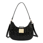 EMBOSSED LOGO SHOULDER BAG