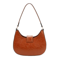 EMBOSSED LOGO SHOULDER BAG