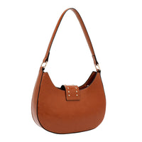 EMBOSSED LOGO SHOULDER BAG