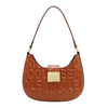 EMBOSSED LOGO SHOULDER BAG