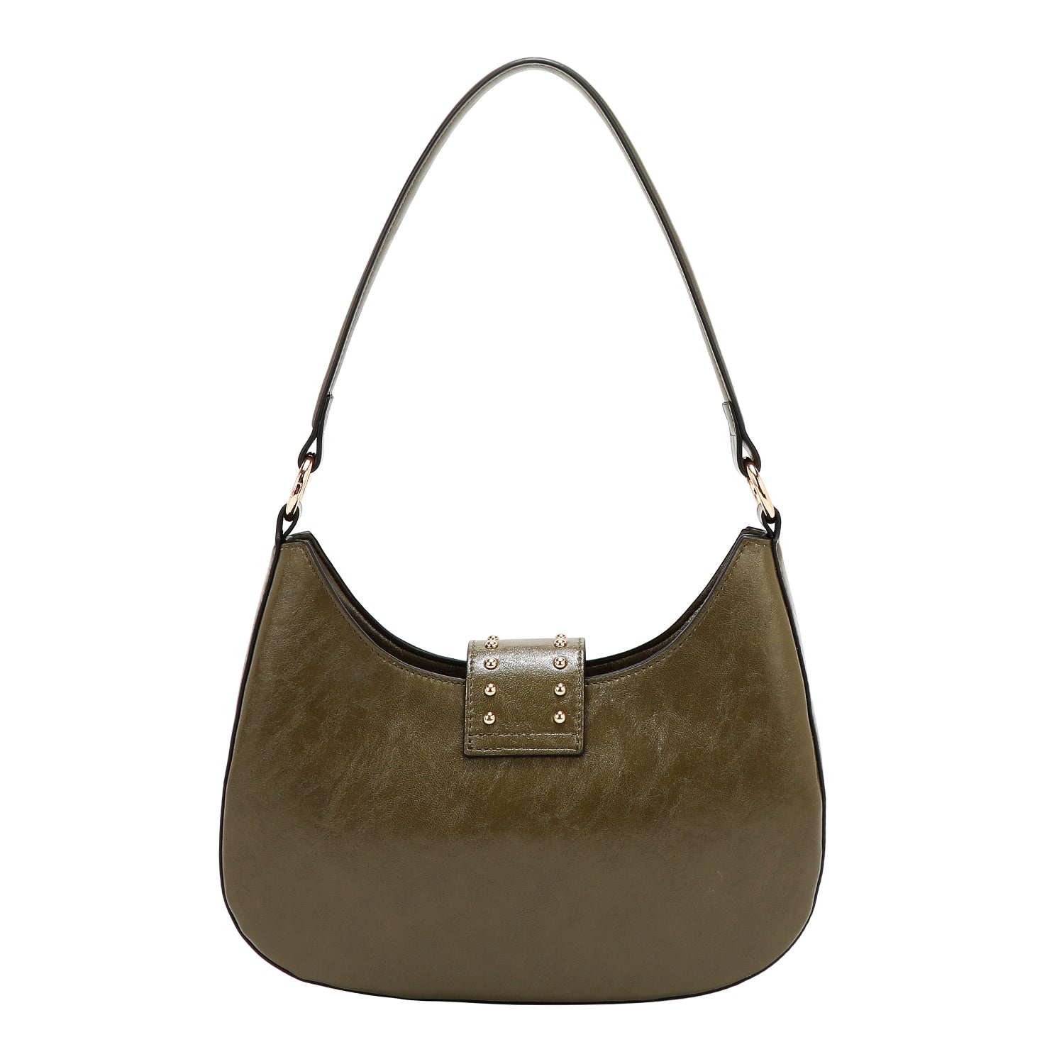 EMBOSSED LOGO SHOULDER BAG
