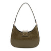 EMBOSSED LOGO SHOULDER BAG
