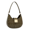 EMBOSSED LOGO SHOULDER BAG