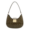 EMBOSSED LOGO SHOULDER BAG