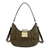 EMBOSSED LOGO SHOULDER BAG