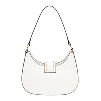 EMBOSSED LOGO SHOULDER BAG