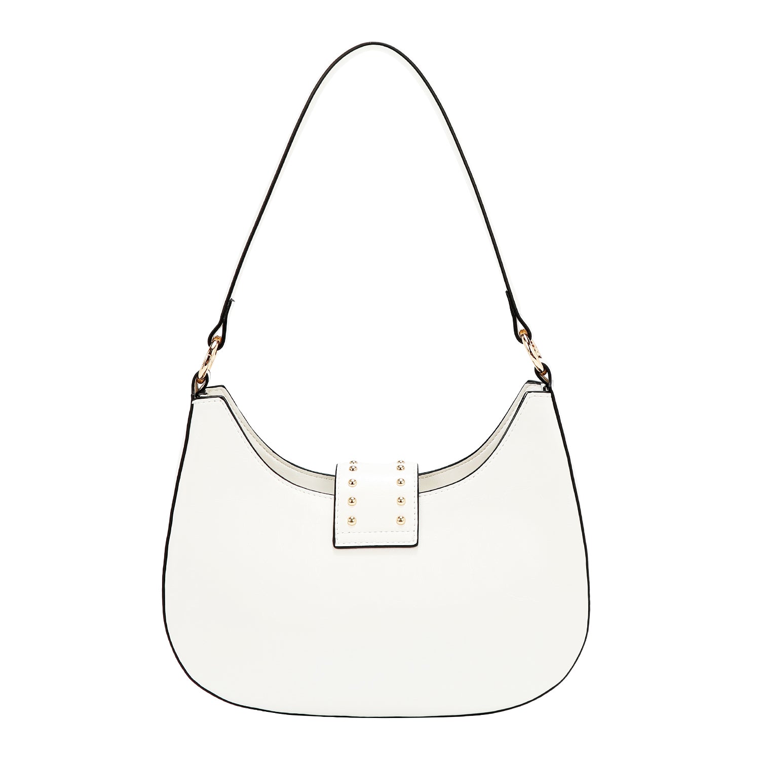 EMBOSSED LOGO SHOULDER BAG