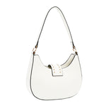 EMBOSSED LOGO SHOULDER BAG