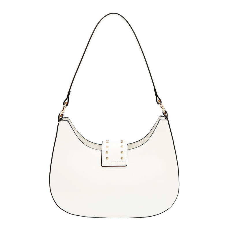 EMBOSSED LOGO SHOULDER BAG