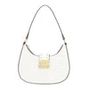 EMBOSSED LOGO SHOULDER BAG