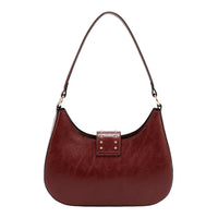 EMBOSSED LOGO SHOULDER BAG