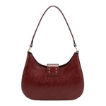 EMBOSSED LOGO SHOULDER BAG