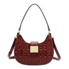 EMBOSSED LOGO SHOULDER BAG