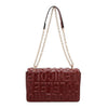 EMBOSSED LOGO CHAIN SHOULDER BAG