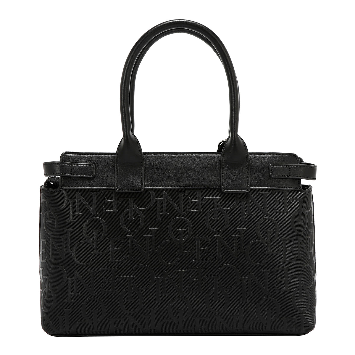 EMBOSSED ELEGANCE SATCHEL BAG