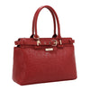 EMBOSSED ELEGANCE SATCHEL BAG