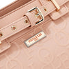 EMBOSSED ELEGANCE SATCHEL BAG