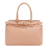 EMBOSSED ELEGANCE SATCHEL BAG