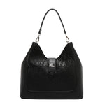 EMBOSSED ELEGANCE HOBO BAG
