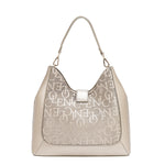 EMBOSSED ELEGANCE HOBO BAG