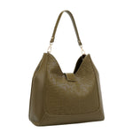 EMBOSSED ELEGANCE HOBO BAG