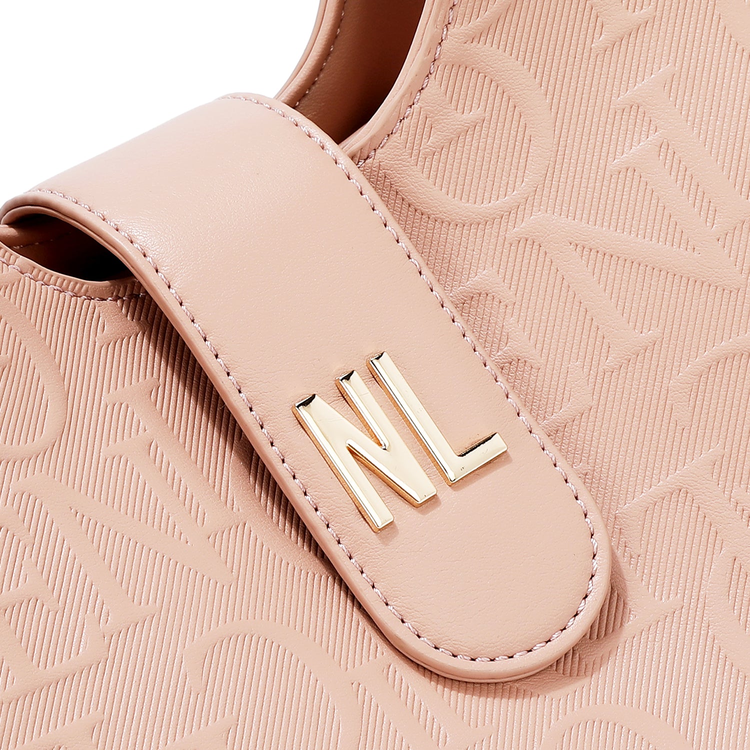 EMBOSSED ELEGANCE HOBO BAG