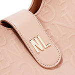 EMBOSSED ELEGANCE HOBO BAG