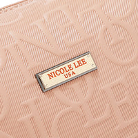 EMBOSSED ELEGANCE SQUARE SHOULDER BAG