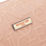 EMBOSSED ELEGANCE SQUARE SHOULDER BAG