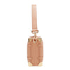 EMBOSSED ELEGANCE SQUARE SHOULDER BAG