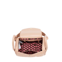 EMBOSSED ELEGANCE SHOULDER BAG