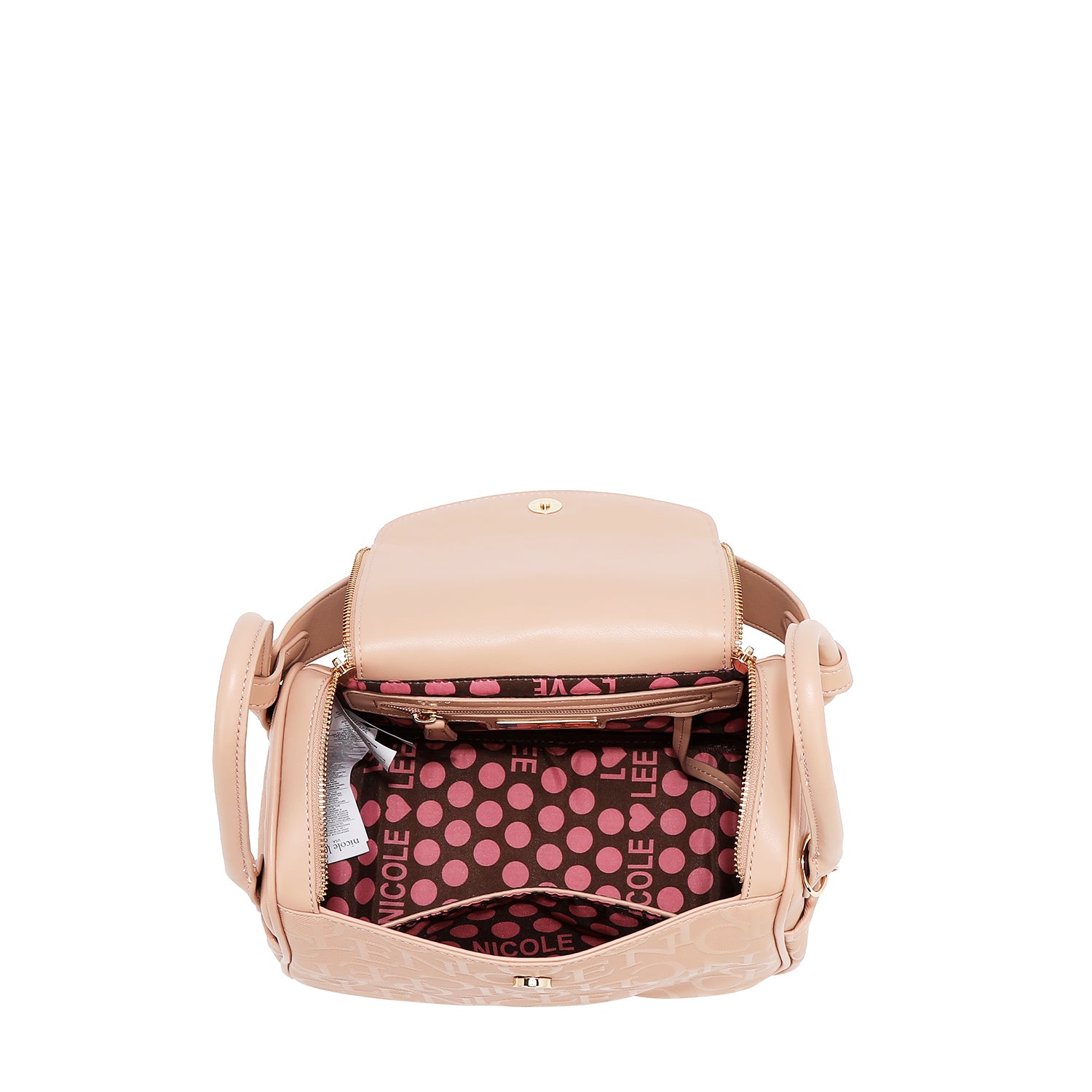 EMBOSSED ELEGANCE SHOULDER BAG