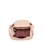 EMBOSSED ELEGANCE SHOULDER BAG