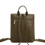 EMBOSSED ELEGANCE MULTIPOCKET BACKPACK