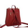 EMBOSSED ELEGANCE CONVERTIBLE FLAP BACKPACK / SHOULDER BAG
