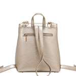 EMBOSSED ELEGANCE CONVERTIBLE FLAP BACKPACK / SHOULDER BAG