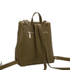 EMBOSSED ELEGANCE CONVERTIBLE FLAP BACKPACK / SHOULDER BAG