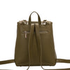 EMBOSSED ELEGANCE CONVERTIBLE FLAP BACKPACK / SHOULDER BAG