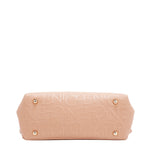 EMBOSSED ELEGANCE CONVERTIBLE FLAP BACKPACK / SHOULDER BAG