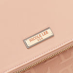 EMBOSSED ELEGANCE CONVERTIBLE FLAP BACKPACK / SHOULDER BAG