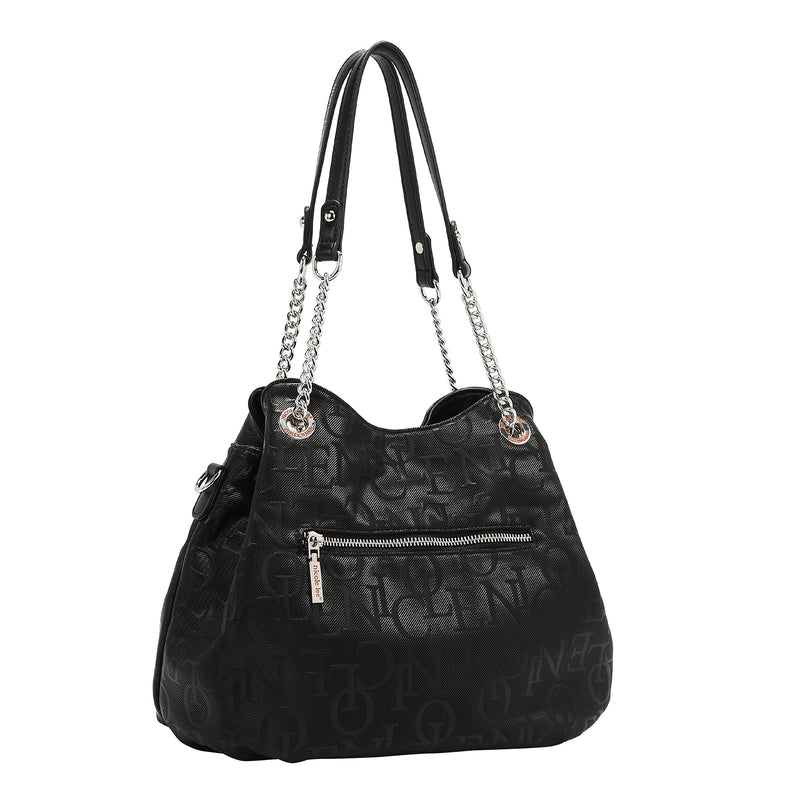 EMBOSSED ELEGANCE HANDBAG