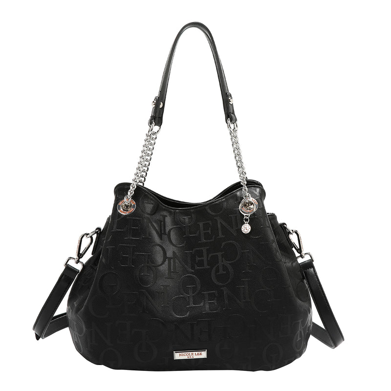 EMBOSSED ELEGANCE HANDBAG
