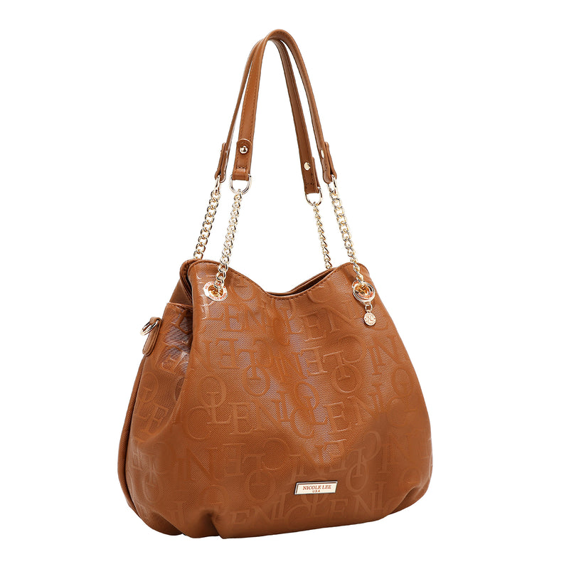 EMBOSSED ELEGANCE HANDBAG
