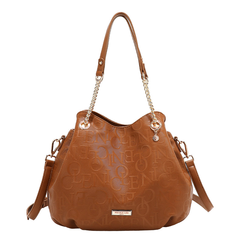 EMBOSSED ELEGANCE HANDBAG